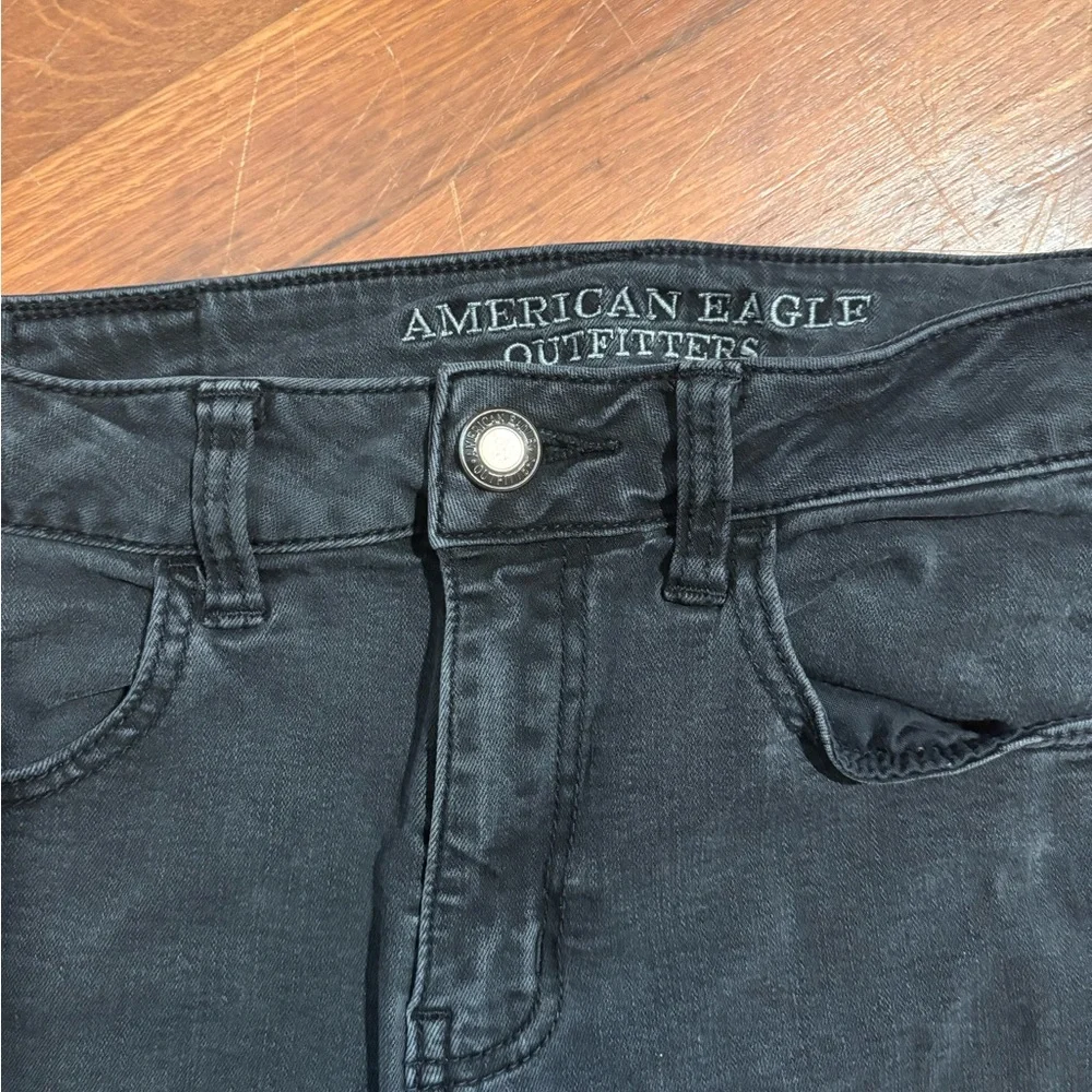 American Eagle Outfitters Women's Black Jeggings Size US 4 Regular - Picture 5 of 11
